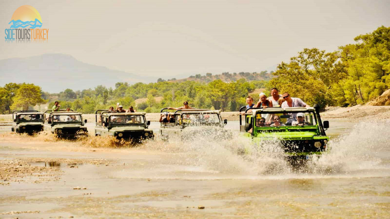 Jeep safari and Rafting from Side