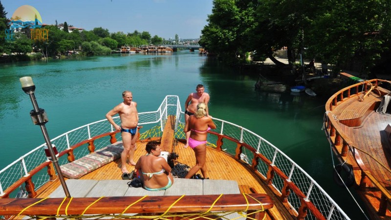 Manavgat River yacht Trip and Bazaar in Side